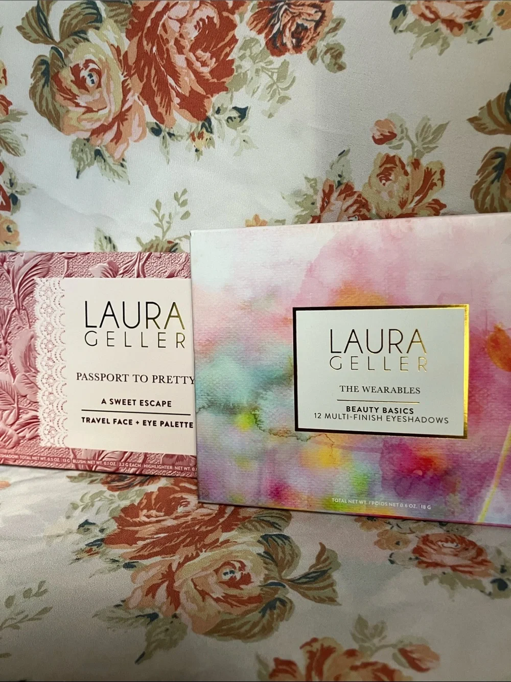 Laura Geller-& Watercolor Multi Eyeshadow Palettes& travel, face, & eye palette